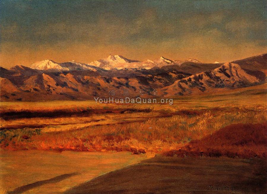 The Grand Tetons - 阿尔伯特·比尔施塔特